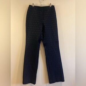 INC International Concepts Black Patterned Pants